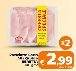 Ipercoop Prosciutto Cotto Alta Qualità BERETTA offerta