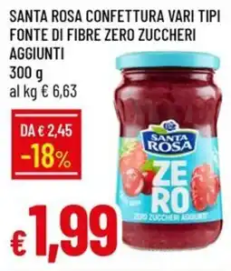 IperFamila Santa Rosa Confettura Vari Tipi offerta