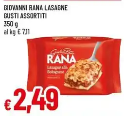 IperFamila Giovanni Rana Lasagne offerta