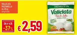 IperFamila Vallelata Mozzarella offerta