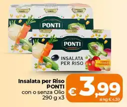 Ipercoop Insalata per Riso PONTI offerta