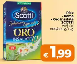 Ipercoop Riso Oro Insalate SCOTTI offerta