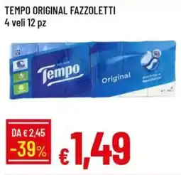 IperFamila Tempo Original Fazzoletti offerta