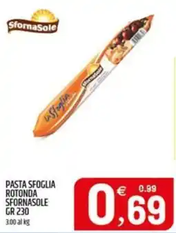 Ard Discount Pasta Sfoglia Rotonda Sfornasole offerta