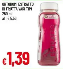 IperFamila Ortoromi estratto di frutta offerta