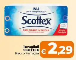 Ipercoop Tovaglioli SCOTTTEX offerta