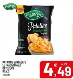 Ard Discount Patatine surgelate le tradizionali OrtoZero offerta
