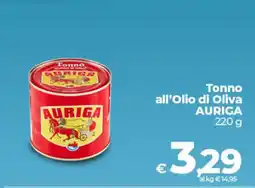Ipercoop Tonno all'Olio di Oliva AURIGA offerta