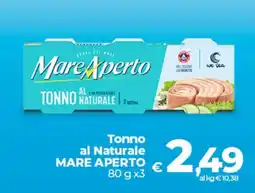 Ipercoop Tonno al Naturale MARE APERTO offerta