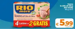 Ipercoop Tonno all'Olio di Oliva RIO mare offerta