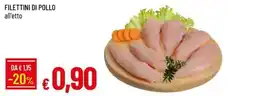 IperFamila Filettini di pollo offerta