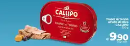 Ipercoop Tranci di Tonno all'olio di oliva CALLIPO offerta