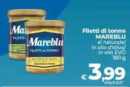 Ipercoop Filetti di tonno MAREBLU offerta