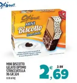 Ard Discount Mini Biscotto Gelato Optimo Stracciatella offerta