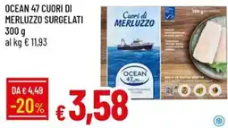 IperFamila Cuori di Merluzzo OCEAN 47 offerta