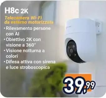 H8c 2K Telecamera Wi-Fi da esterno motorizzata