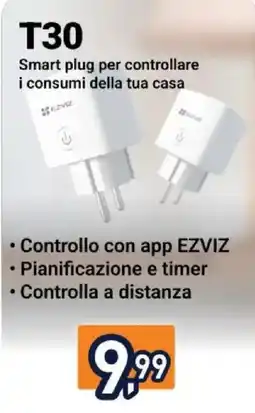Unieuro T30 Smart plug per controllare i consumi della tua casa offerta