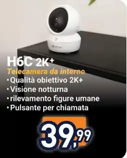 Unieuro H6C 2K+ Telecamera da interno offerta