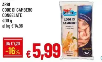 IperFamila ARBI CODE DI GAMBERO offerta