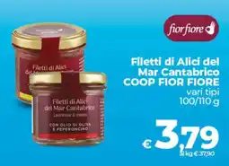 Ipercoop Filetti di Alici del Mar Cantabrico COOP FIOR FIORE offerta