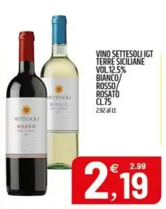 Ard Discount Vino Settesoli IGT Terre Siciliane offerta