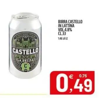 Ard Discount Birra Castello offerta