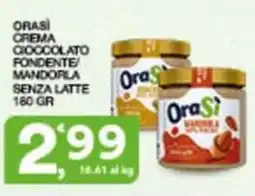 Sisa ORASI CREMA CIOCCOLATO FONDENTE/ MANDORLA SENZA LATTE offerta
