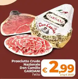Ipercoop Prosciutto Crudo Nazionale Don Camillo GARDANI offerta