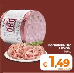 Ipercoop Mortadella Oro LEVONI offerta