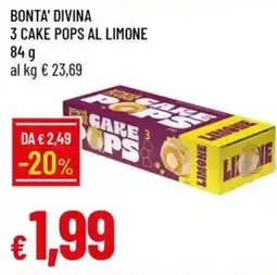 IperFamila BONTA' DIVINA CAKE POPS offerta
