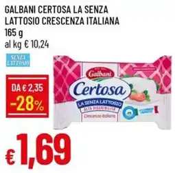 IperFamila Galbani Certosa la senza lattosio offerta