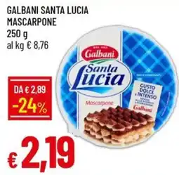IperFamila Galbani Santa Lucia Mascarpone offerta