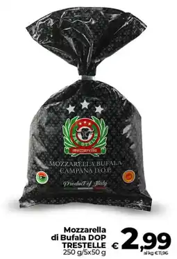 Ipercoop Mozzarella di Bufala DOP TRESTELLE offerta