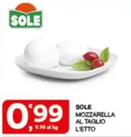 Sisa SOLE MOZZARELLA AL TAGLIO offerta