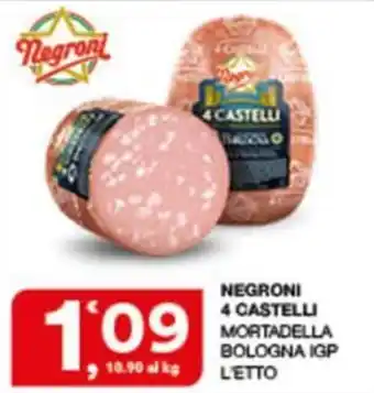 Sisa Negroni 4 Castelli Mortadella Bologna IGP offerta
