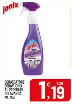 Ard Discount Sgrassatore spray ionix al profumo di lavanda offerta