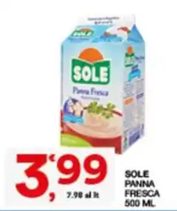 Sisa SOLE Panna Fresca offerta