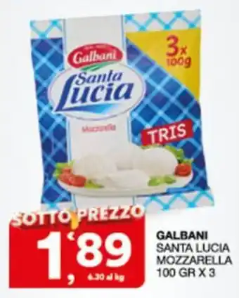 Sisa Galbani Santa Lucia Mozzarella offerta