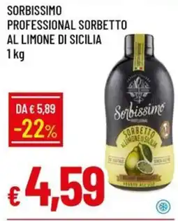 IperFamila Sorbissimo Sorbetto al Limone di Sicilia offerta