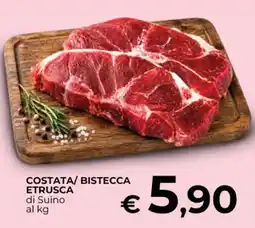 Ipercoop COSTATA/ BISTECCA ETRUSCA di Suino offerta