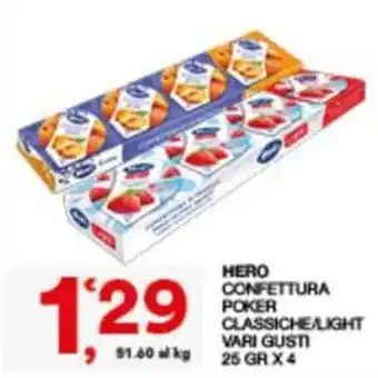 Sisa HERO CONFETTURA POKER CLASSICHE/LIGHT offerta