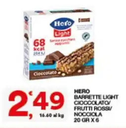 Sisa Hero Barrette Light Cioccolato offerta