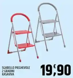 Ard Discount SGABELLO PIEGHEVOLE 2 GRADINI KASAVIVA offerta