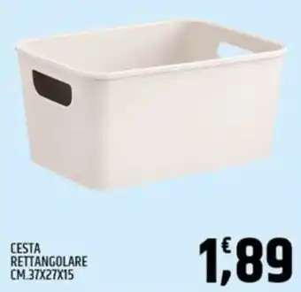 Ard Discount CESTA RETTANGOLARE offerta
