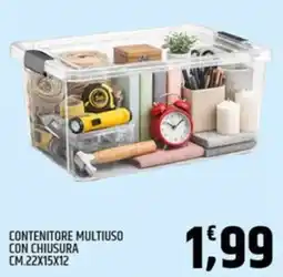 Ard Discount CONTENITORE MULTIUSO CON CHIUSURA offerta