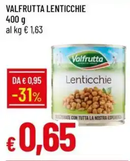 IperFamila Valfrutta Lenticchie offerta