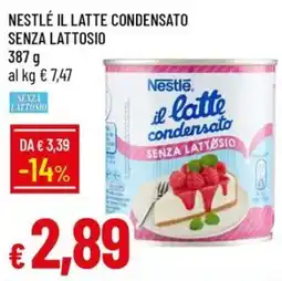 IperFamila Nestlé il latte condensato senza lattosio offerta