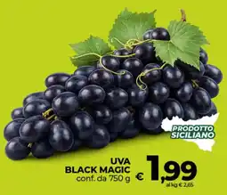 Ipercoop UVA BLACK MAGIC offerta