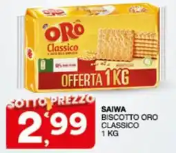 Sisa SAIWA BISCOTTO ORO CLASSICO offerta