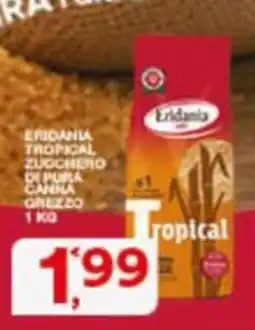 Sisa Eridania Zucchero di Pura Canna Grezzo offerta